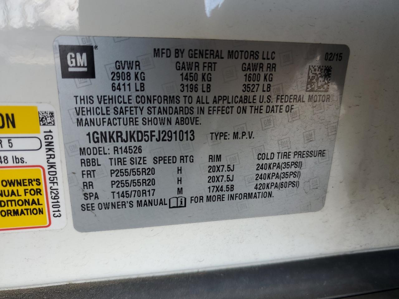 2015 Chevrolet Traverse - Image 15