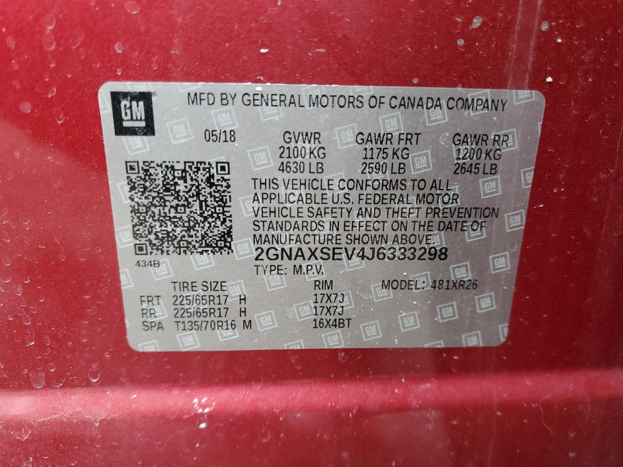 2018 Chevrolet Equinox - Image 13