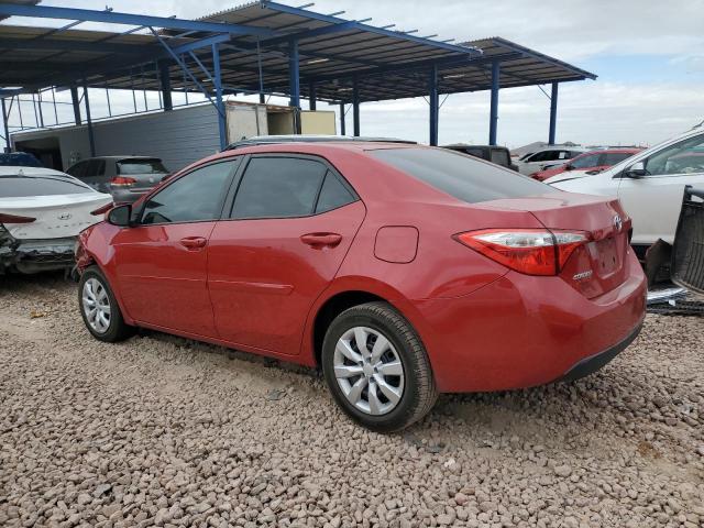  TOYOTA COROLLA 2016 Red