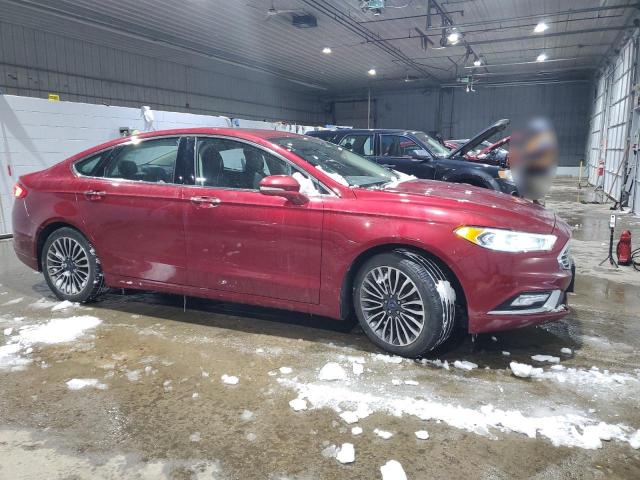 Sedans FORD FUSION 2017 Czerwony