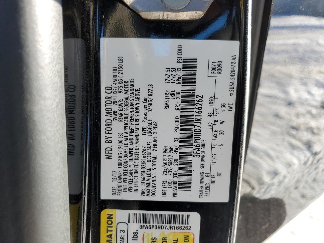 2018 Ford Fusion - Image 13