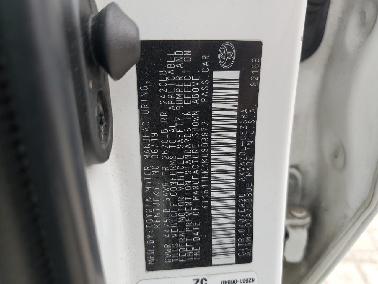 2019 Toyota Camry - Image 12