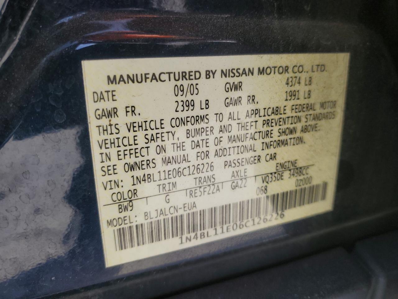 2006 Nissan Altima - Image 12