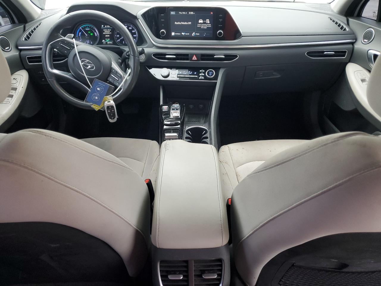 2022 Hyundai Sonata Hybrid VIN: KMHL34JJ9NA039086 Lot: 44275465