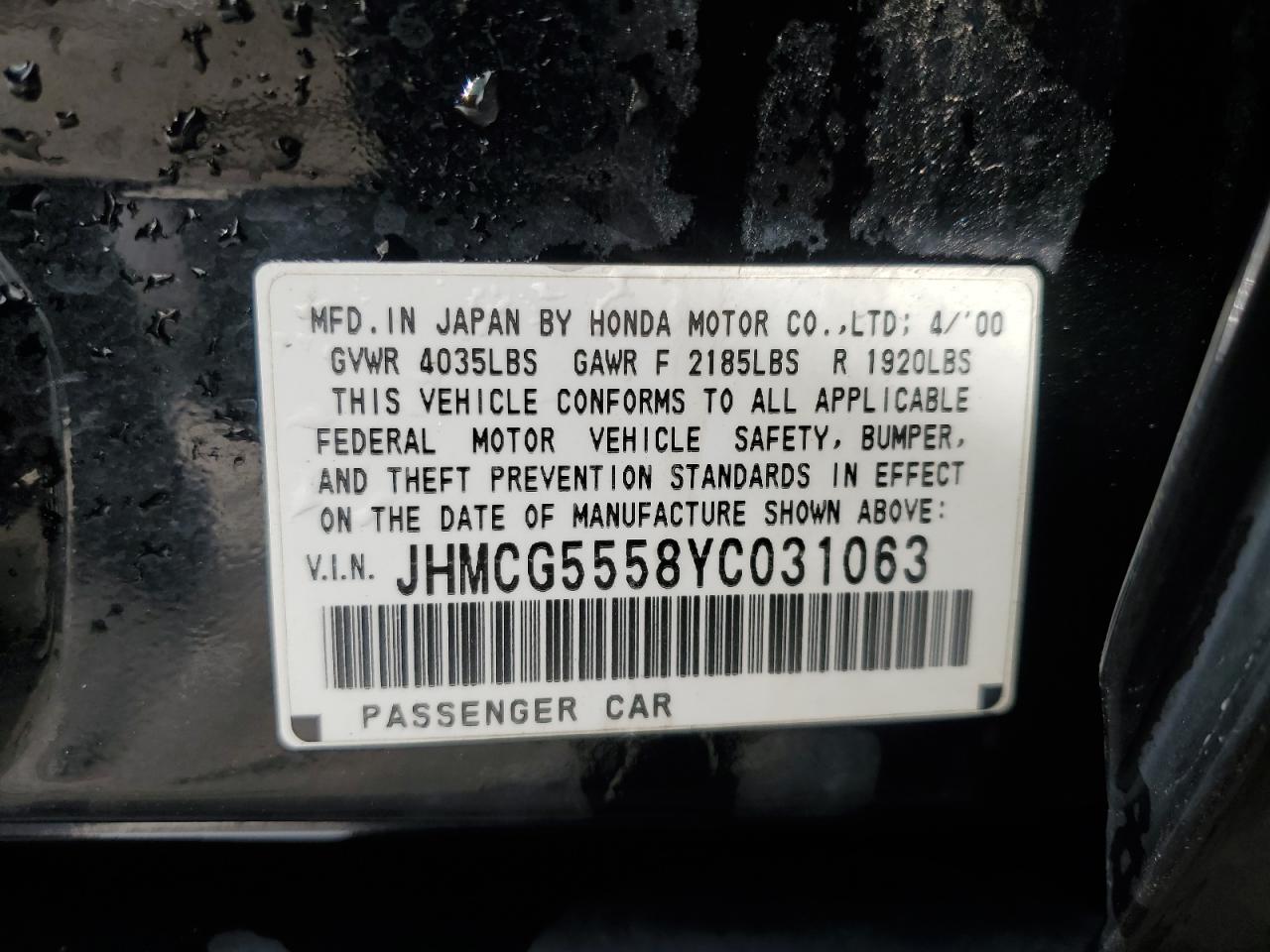 2000 Honda Accord - Image 12