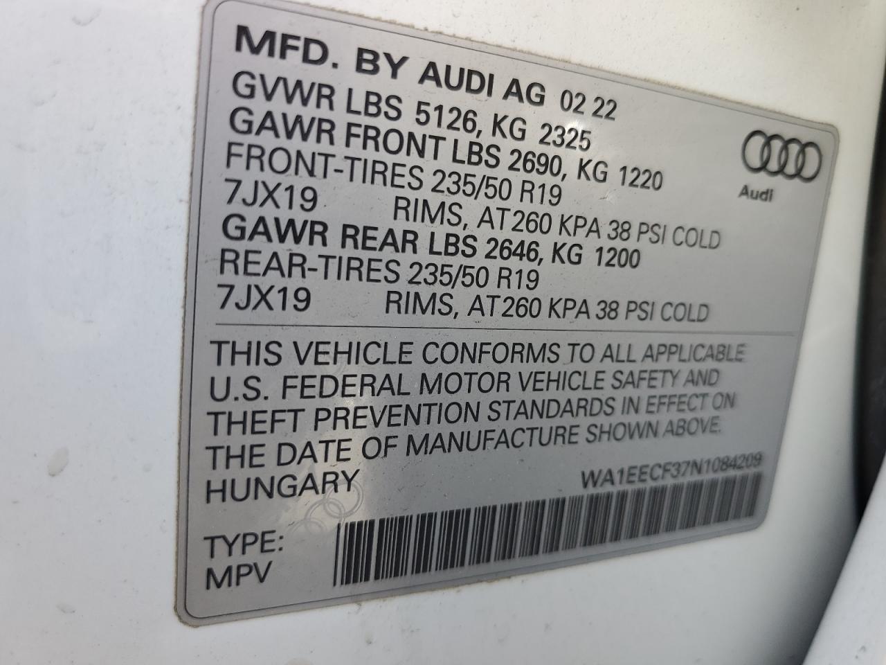 2022 Audi Q3 - Image 15