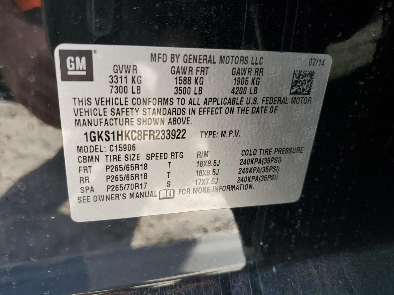 2015 GMC Yukon - Image 14