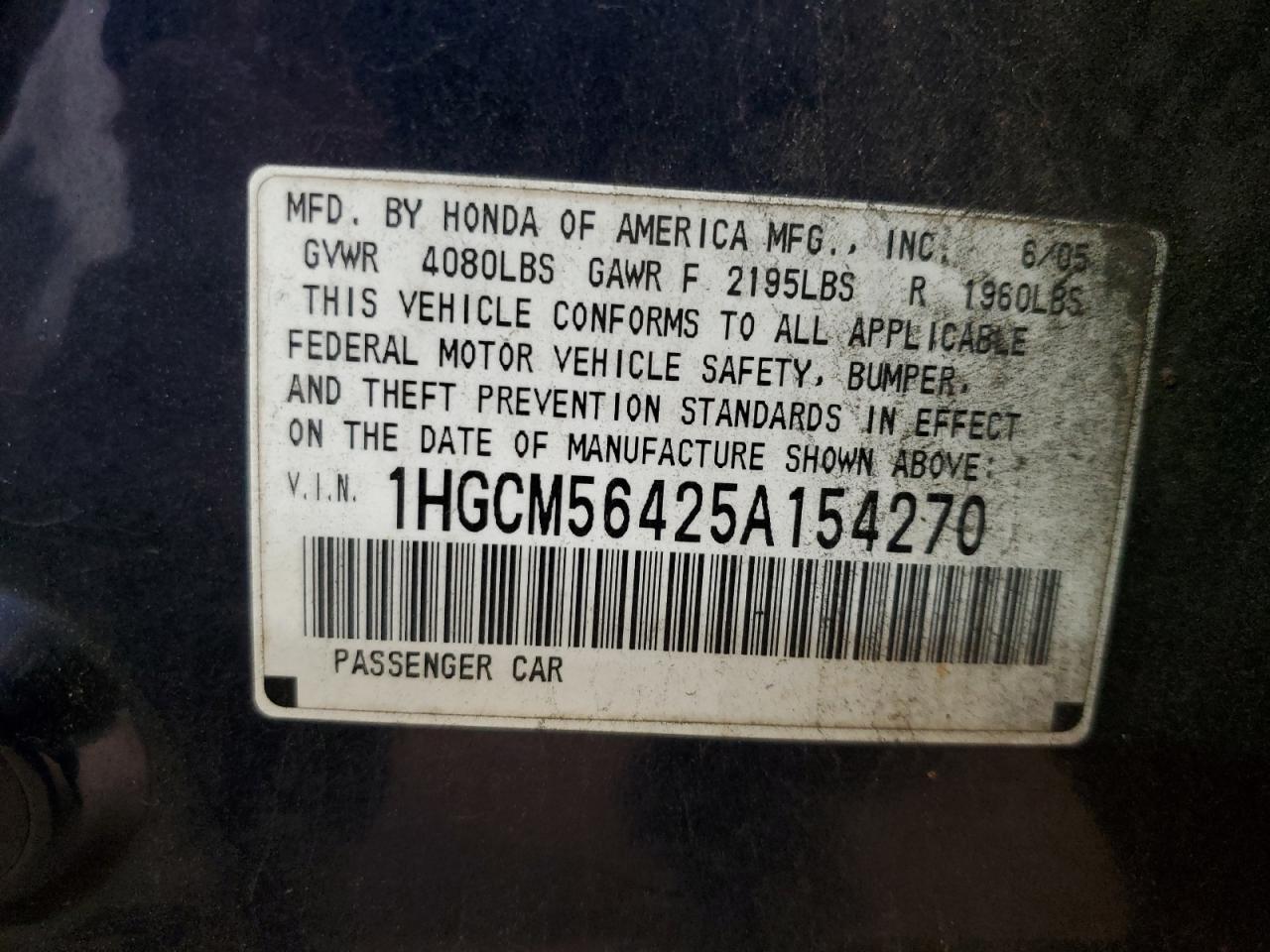 2005 Honda Accord - Image 12