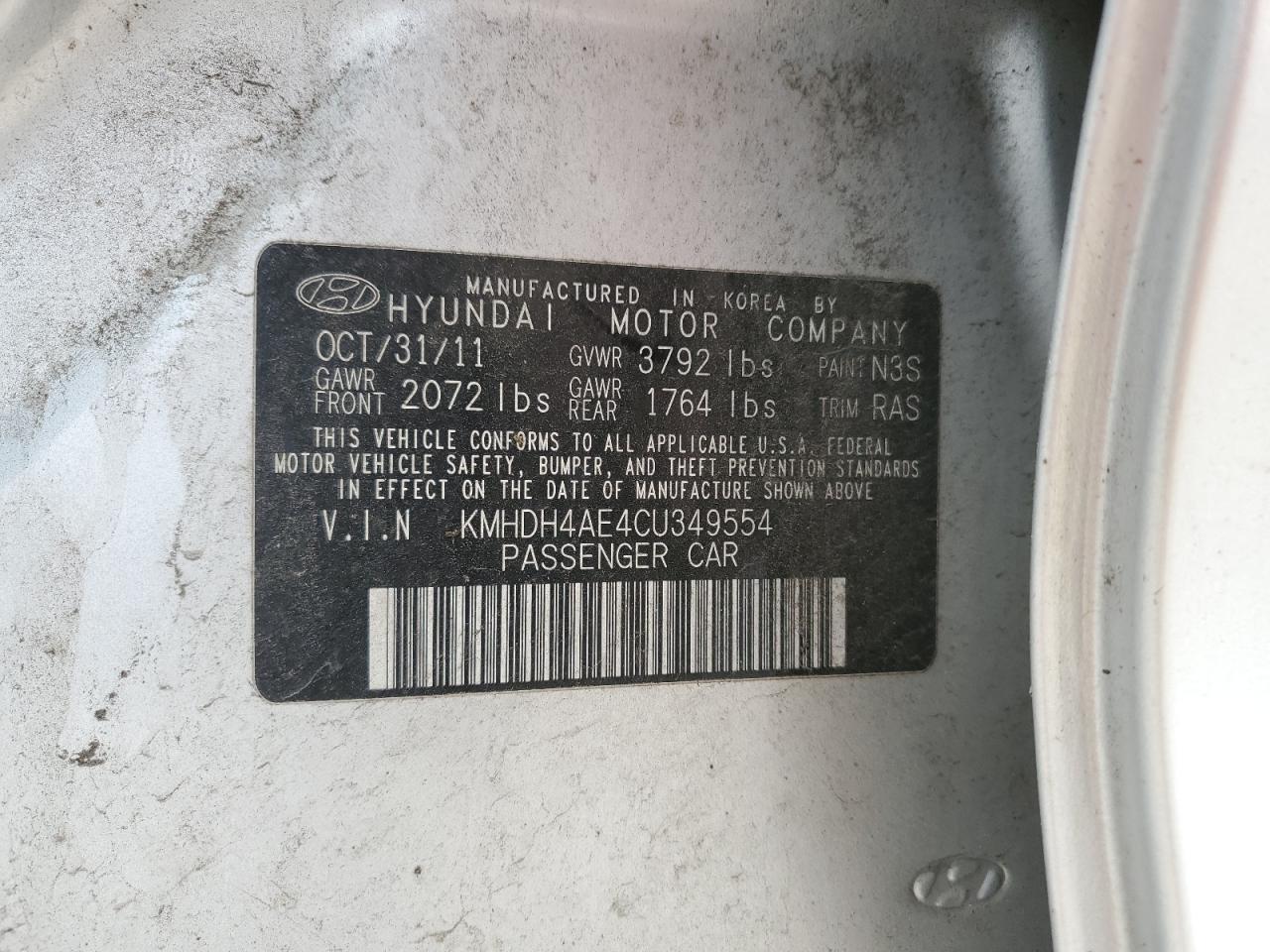 2012 Hyundai Elantra - Image 14