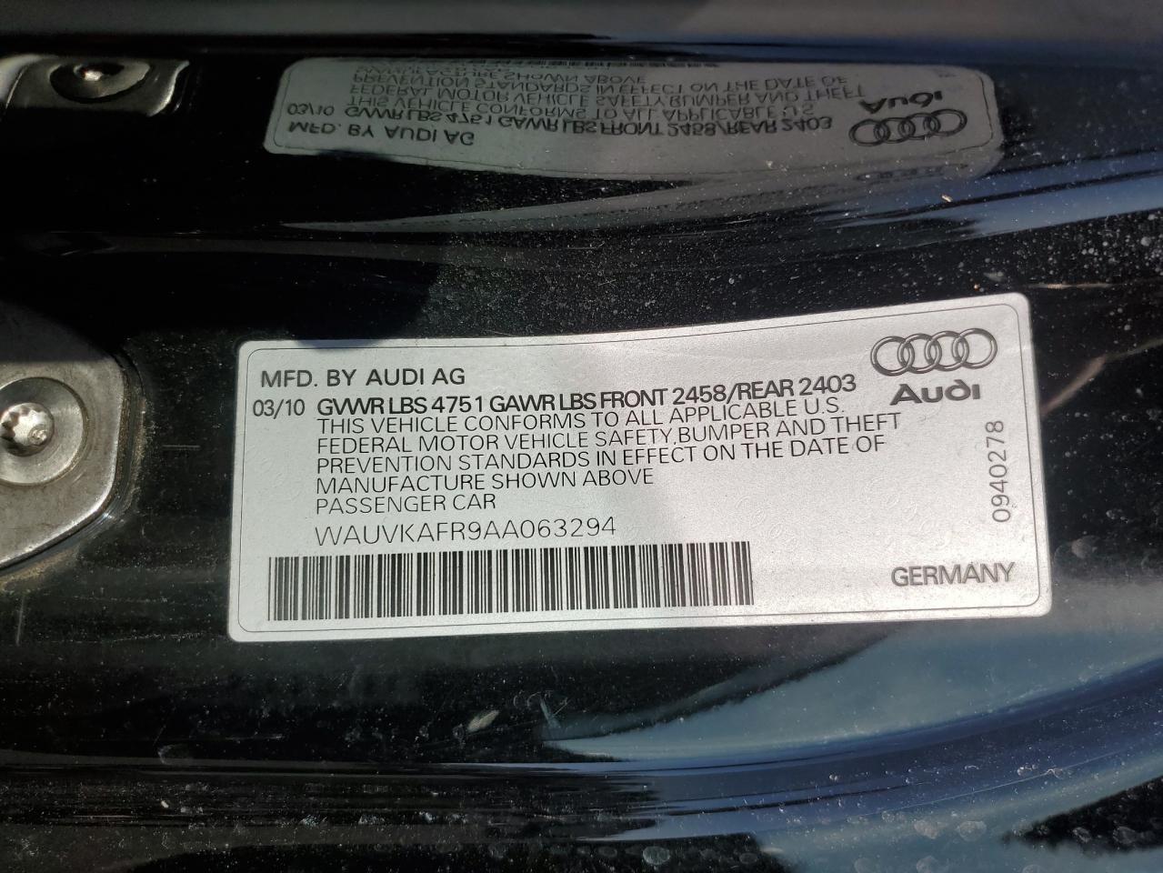 2010 Audi A5 - Image 12