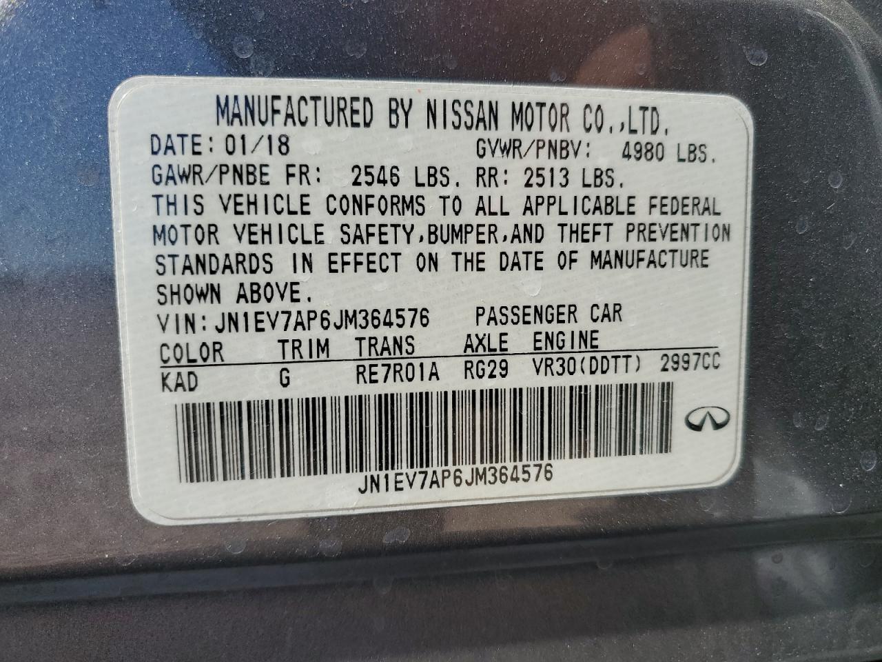 2018 Infiniti Q50 - Image 13