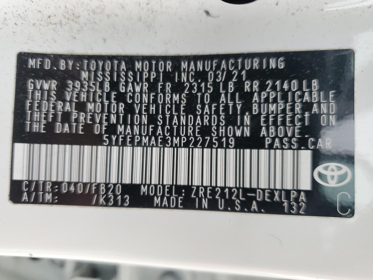 2021 Toyota Corolla - Image 12