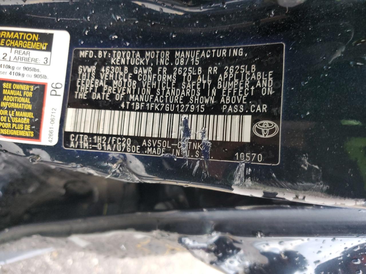 2016 Toyota Camry - Image 12