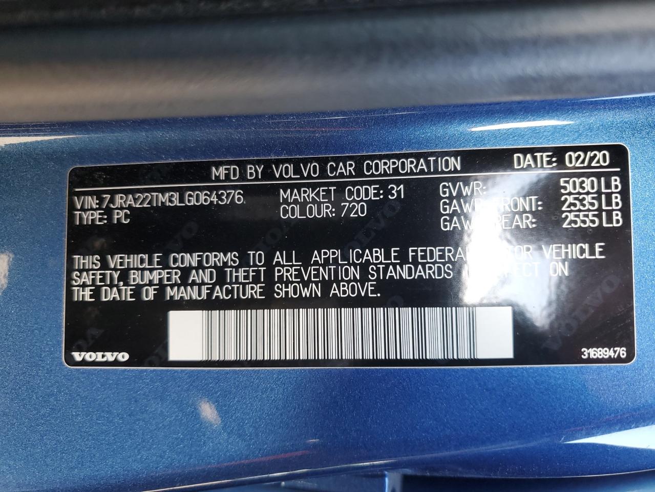 2020 Volvo S60 - Image 13