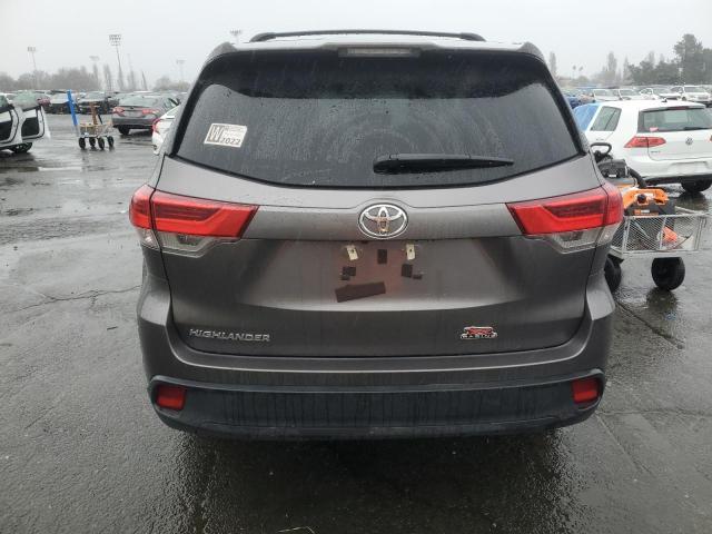  TOYOTA HIGHLANDER 2019 Charcoal