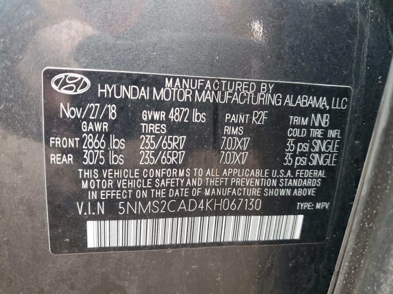 2019 Hyundai Santa Fe - Image 15