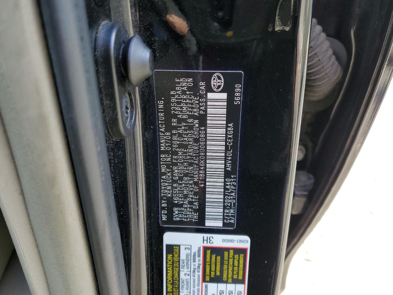 2008 Toyota Camry - Image 12