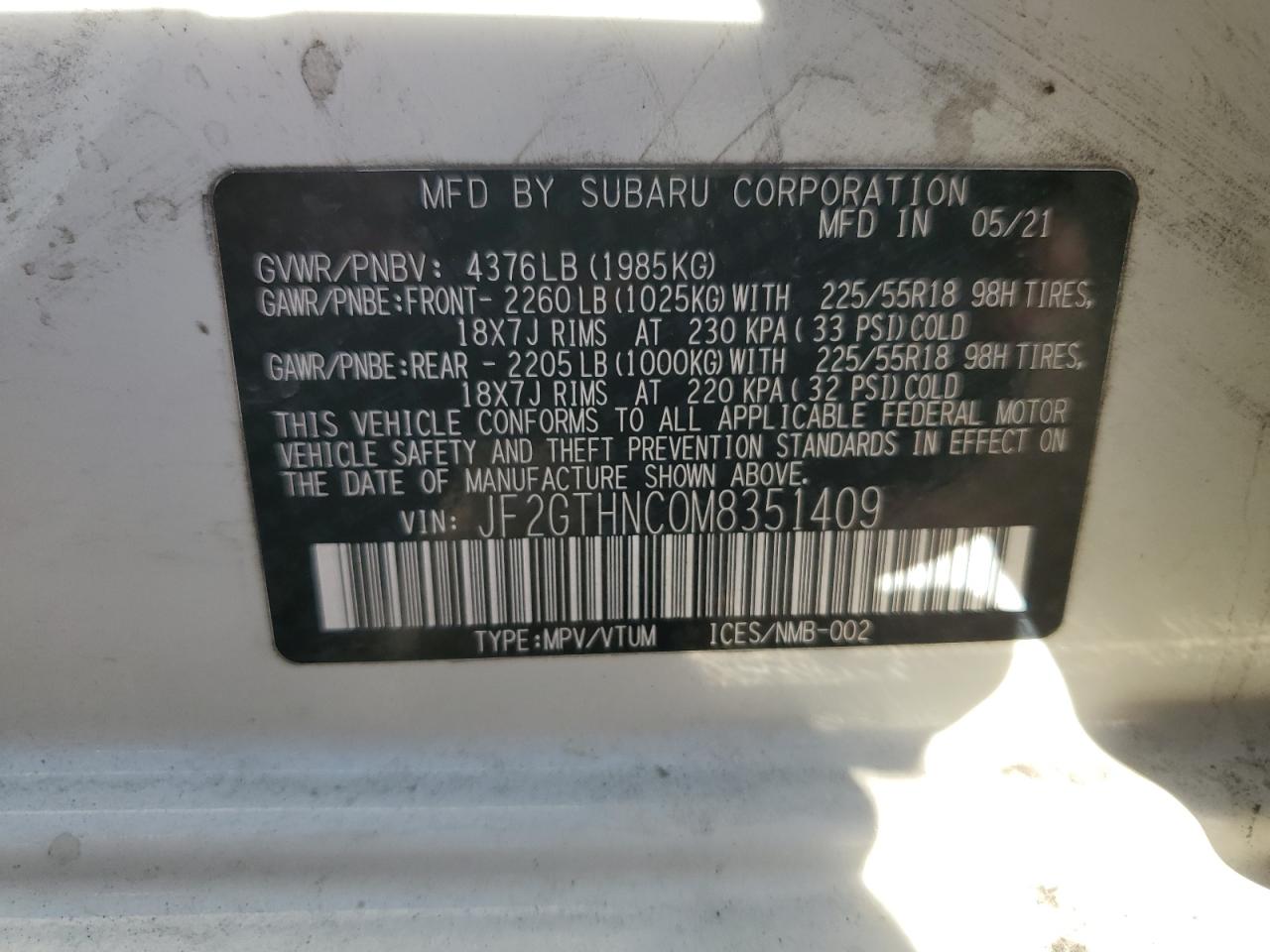 2021 Subaru XV - Image 13