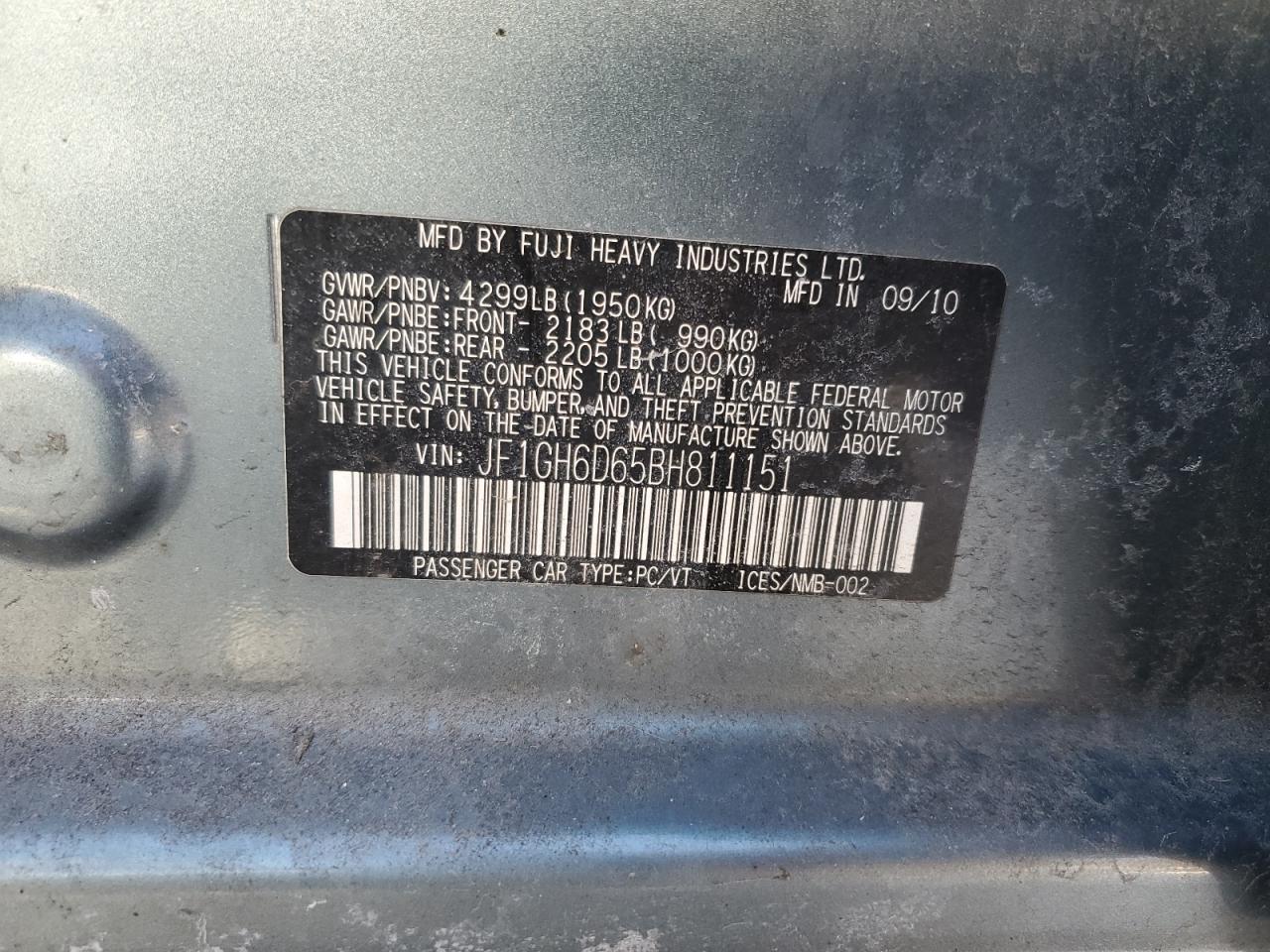 2011 Subaru Impreza - Image 12