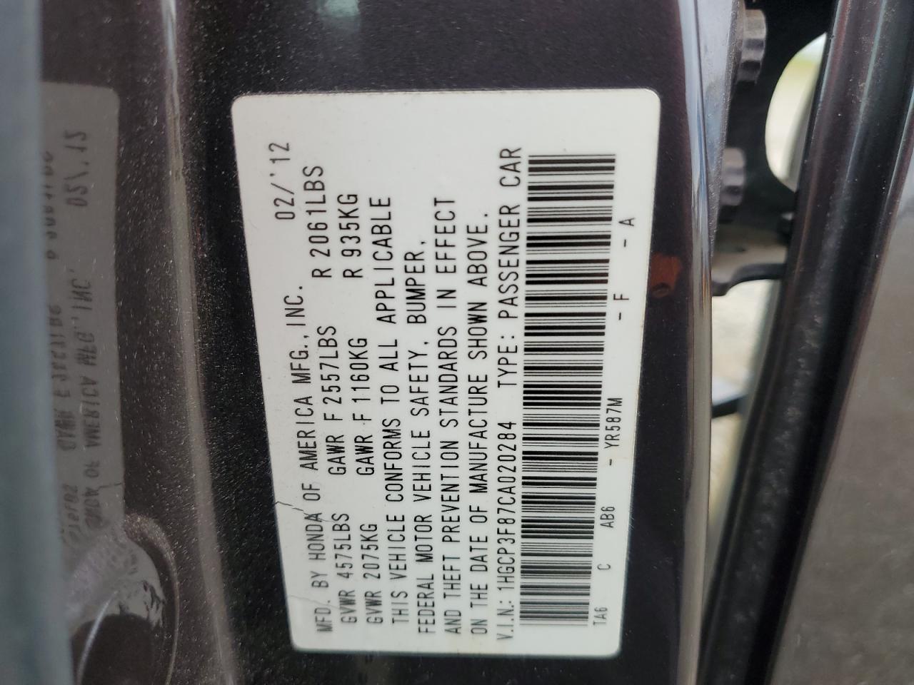 2012 Honda Accord - Image 15