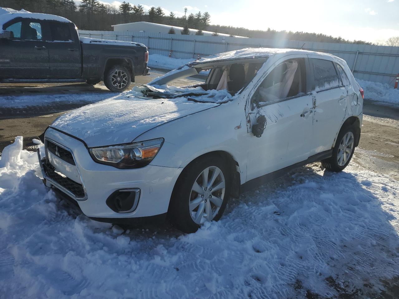 2015 Mitsubishi Outlander Sport Es na sprzedaż w Windham, ME - Rollover