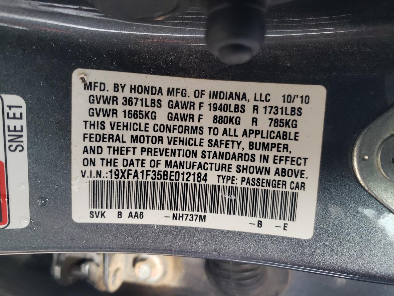 2011 Honda Civic - Image 12