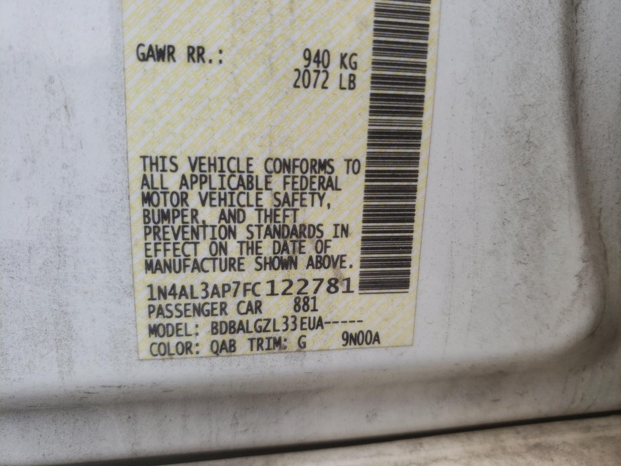 2015 Nissan Altima - Image 12