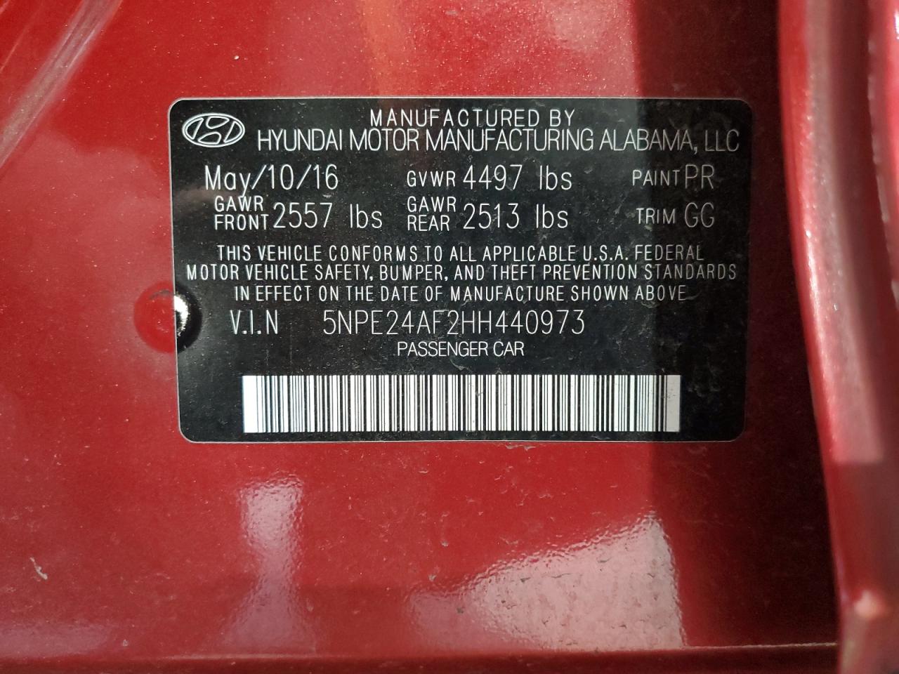 2017 Hyundai Sonata - Image 12