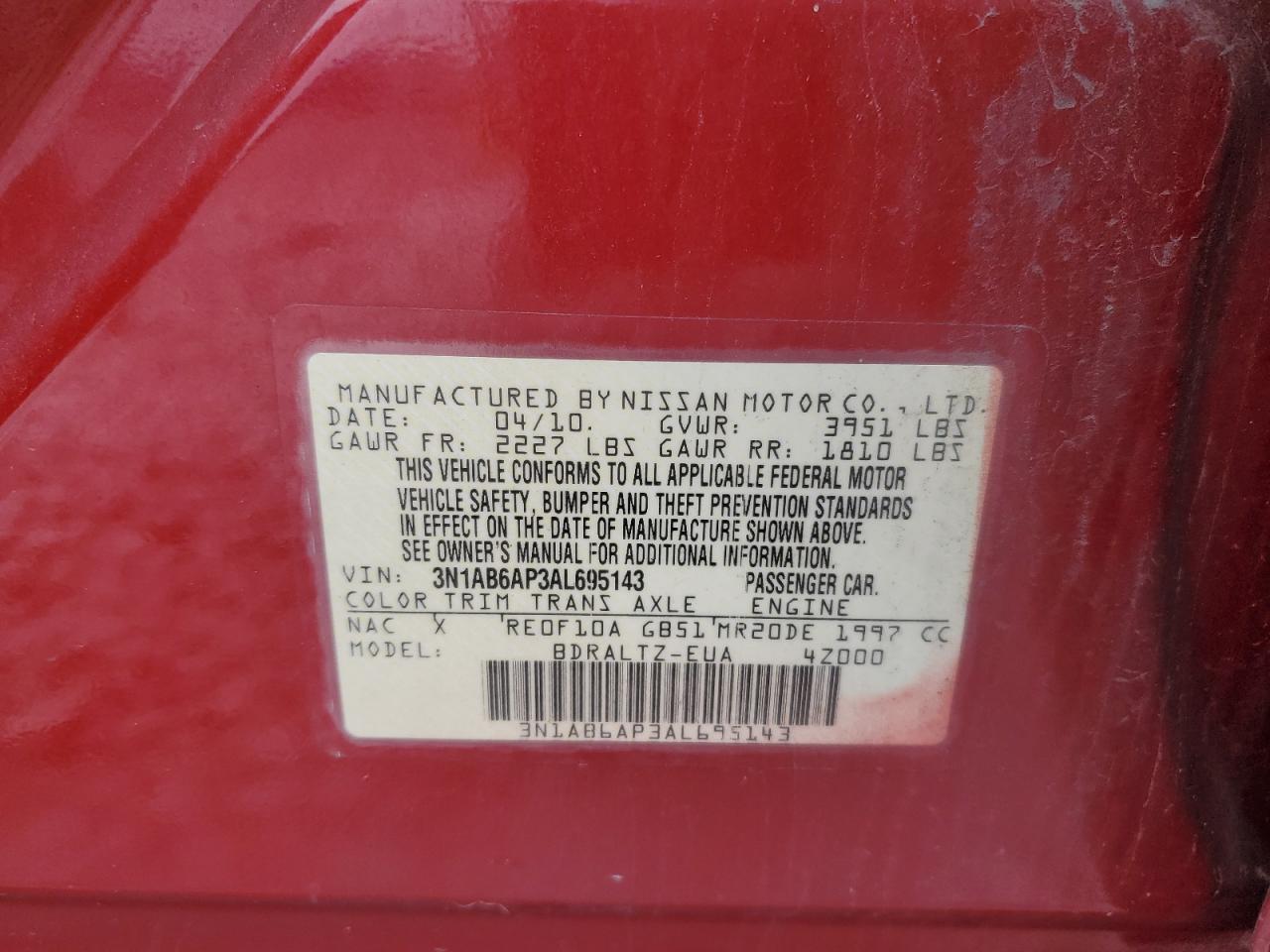 2010 Nissan Sentra - Image 13