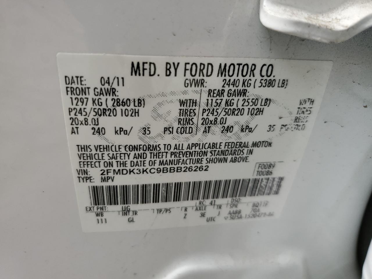 2011 Ford Edge - Image 13