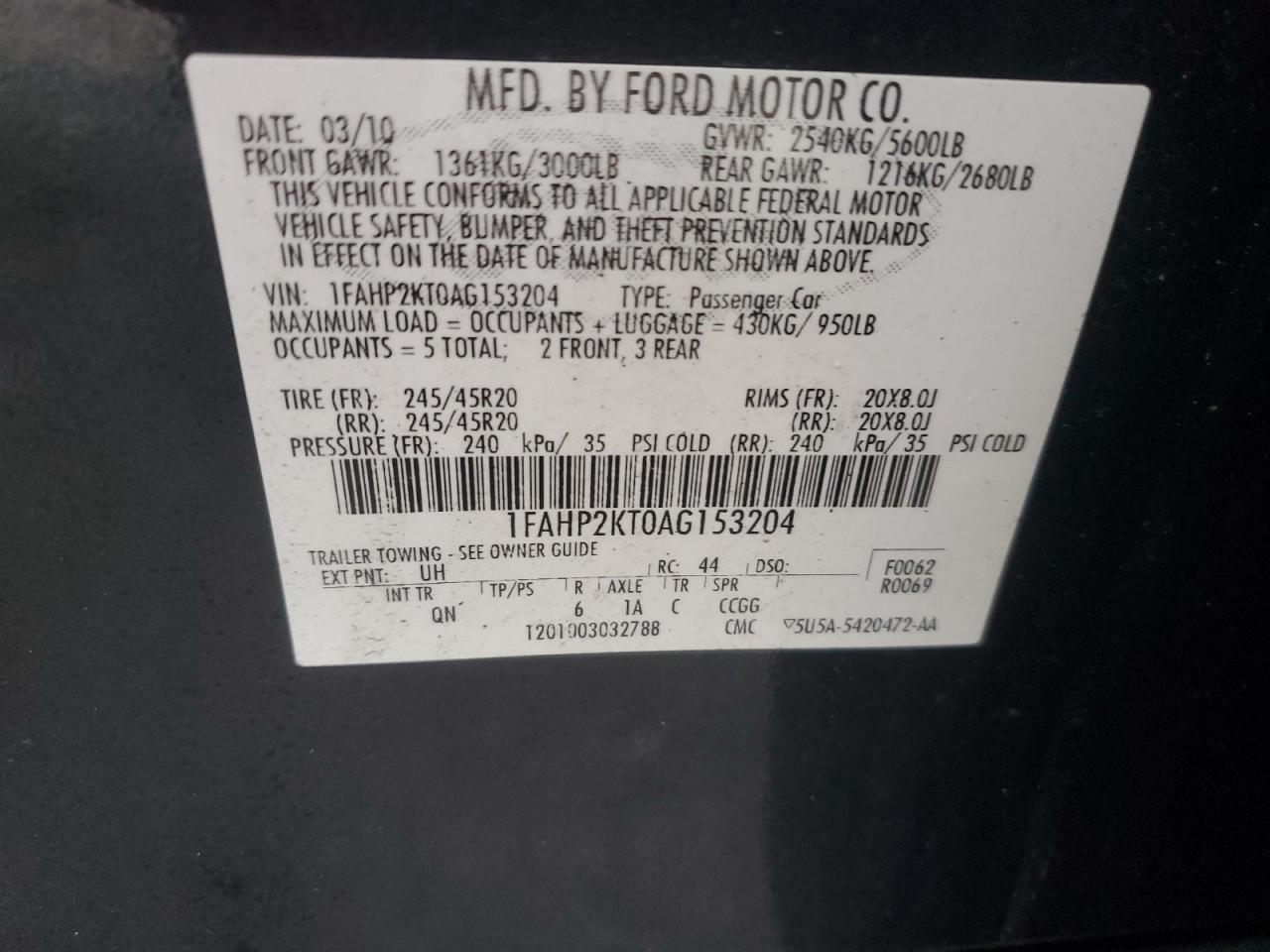 2010 Ford Taurus - Image 12