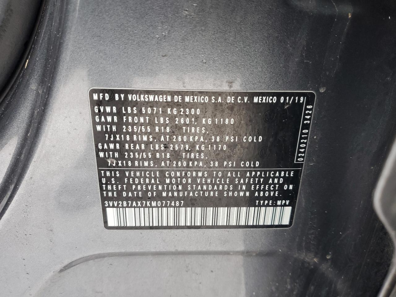 2019 Volkswagen Tiguan - Image 13