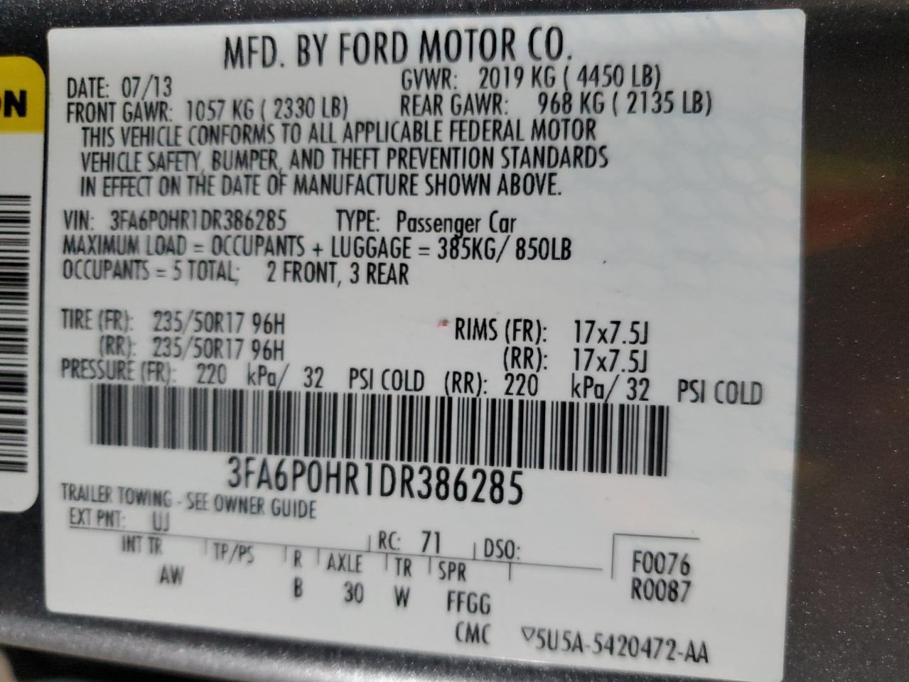 2013 Ford Fusion - Image 12