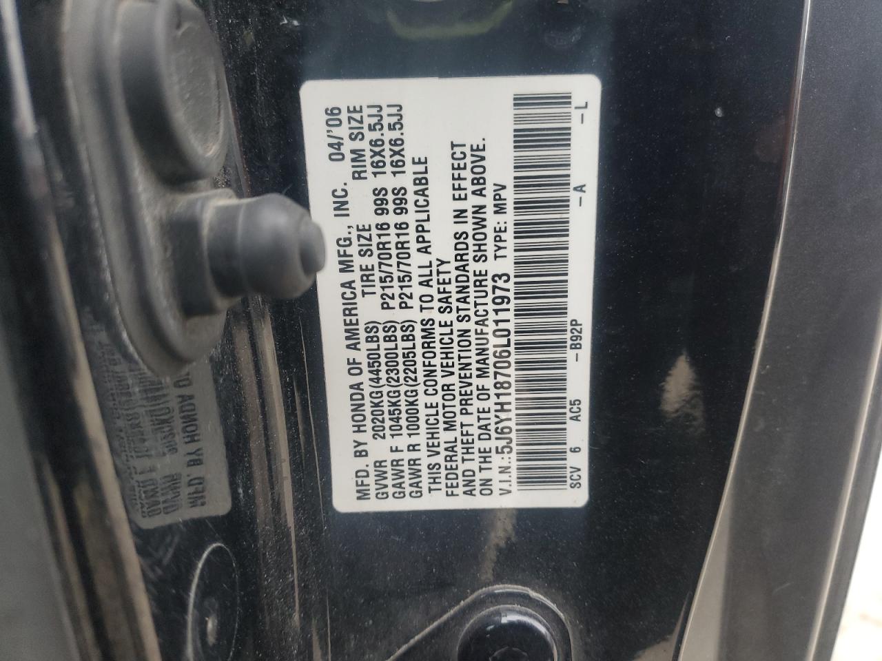 2006 Honda Element - Image 14