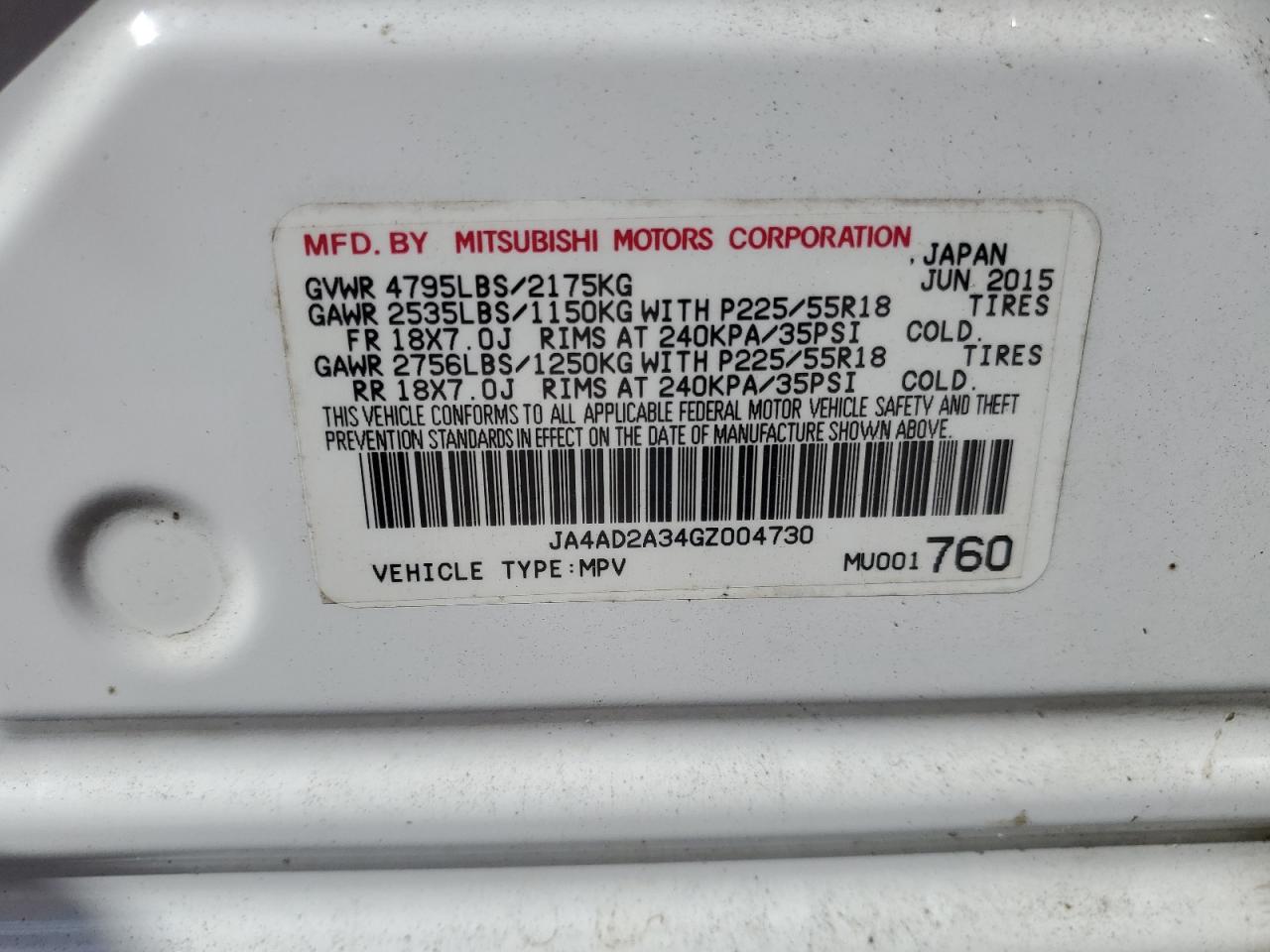 2016 Mitsubishi Outlander - Image 12