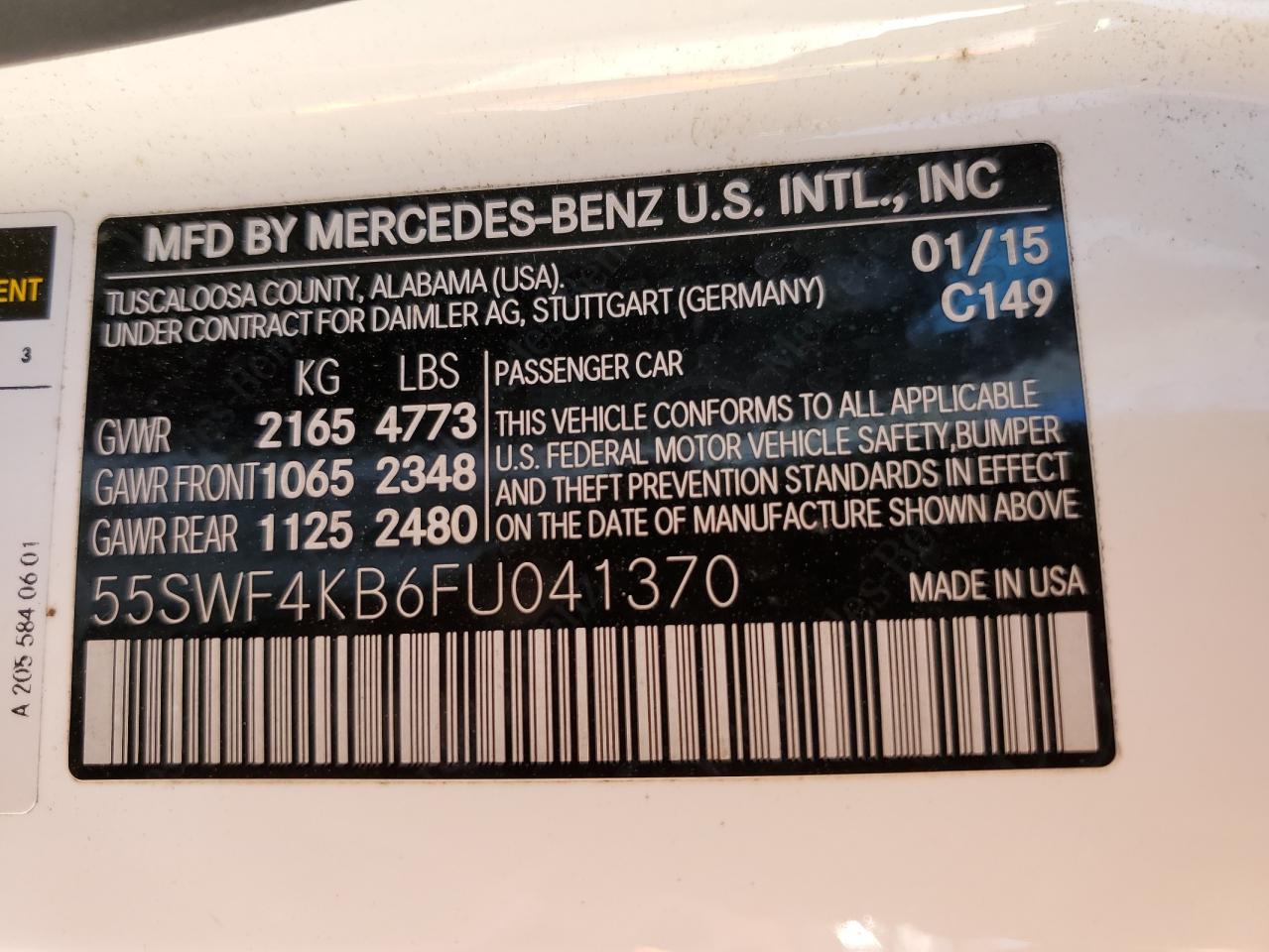 2015 Mercedes-Benz C-klasse - Image 12