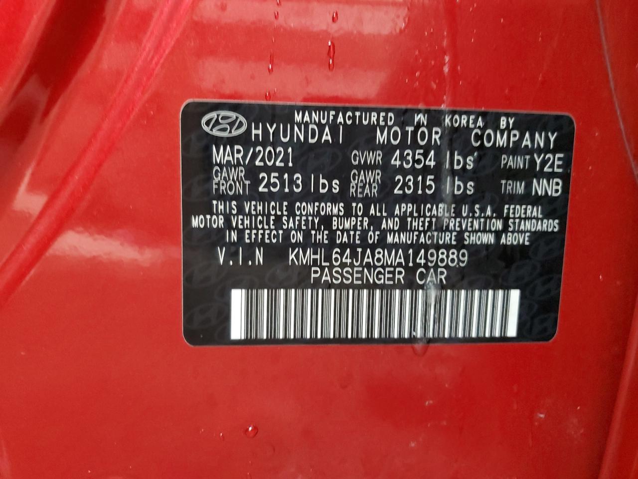 2021 Hyundai Sonata - Image 13