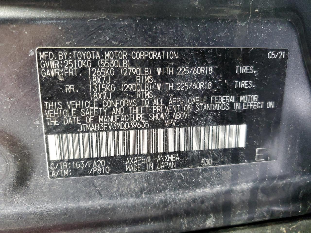 2021 Toyota RAV 4 - Image 13