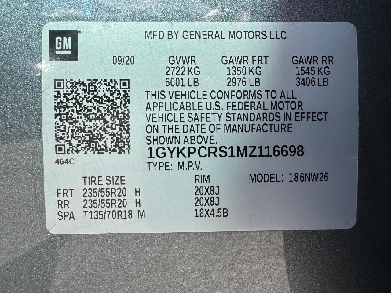 2021 Cadillac Xt6 Premium Luxury VIN: 1GYKPCRS1MZ116698 Lot: 44657185