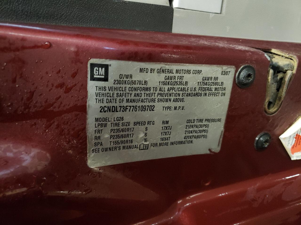 2007 Chevrolet Equinox - Image 14