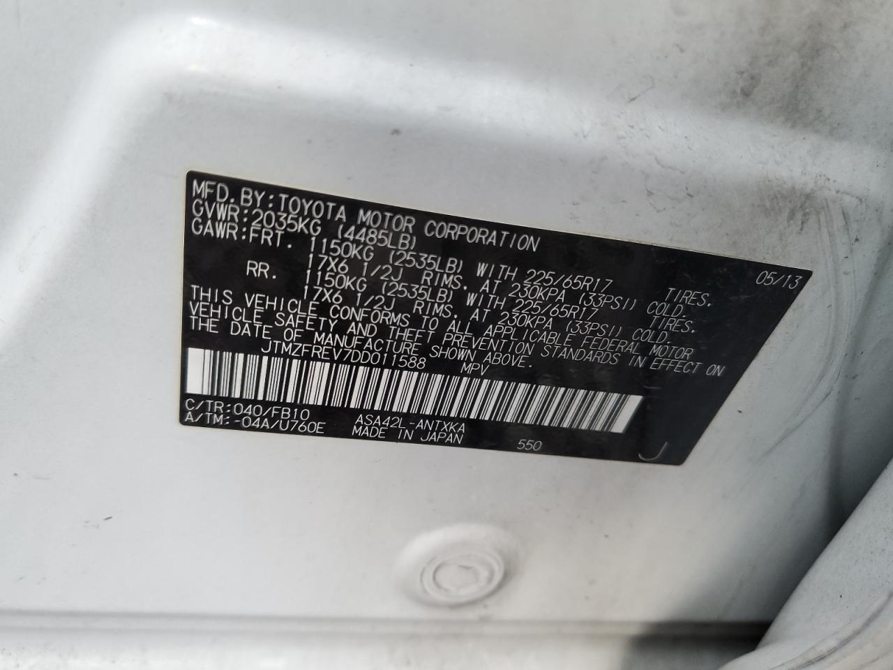 2013 Toyota RAV 4 - Image 14