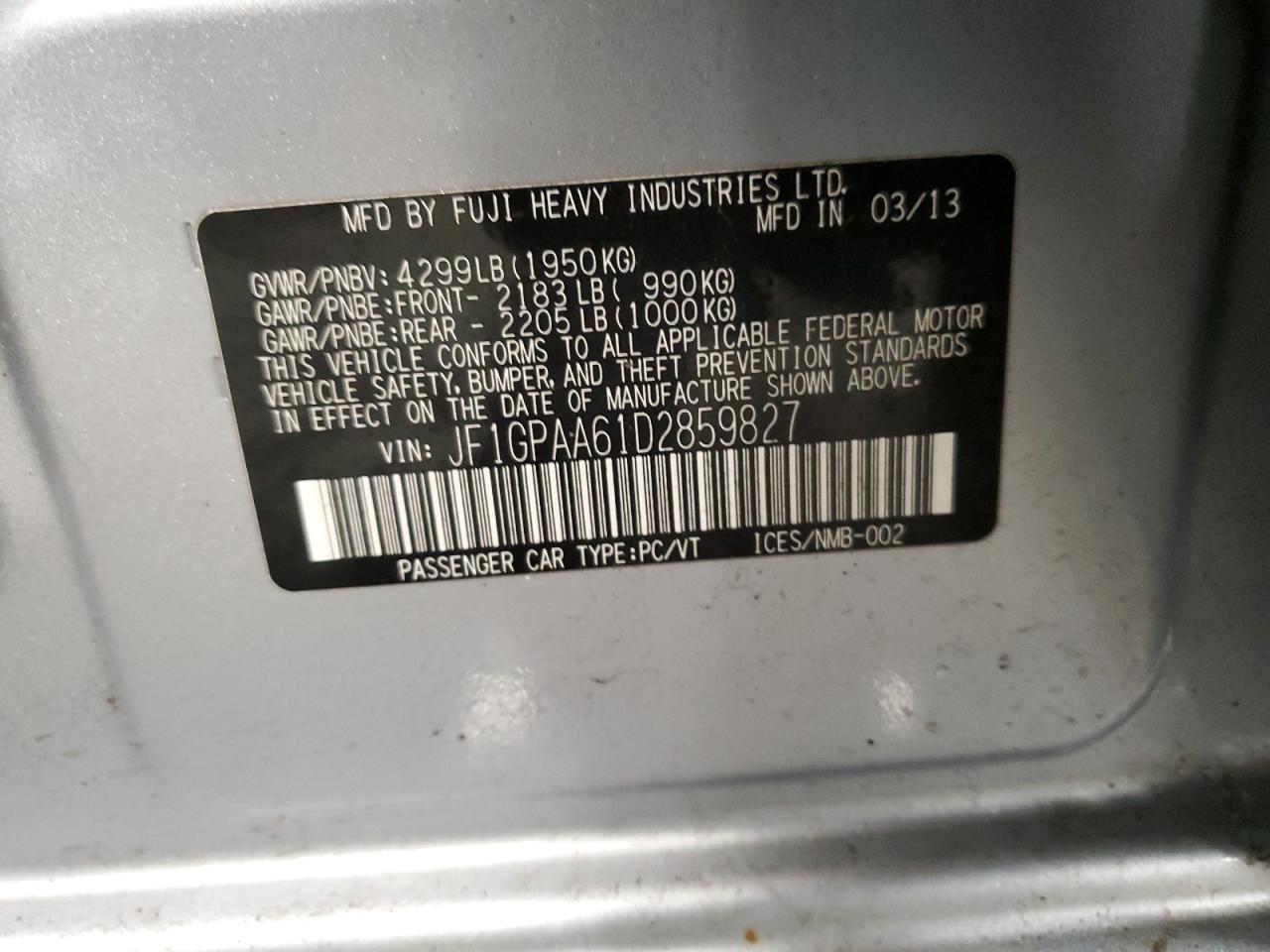 2013 Subaru Impreza - Image 14