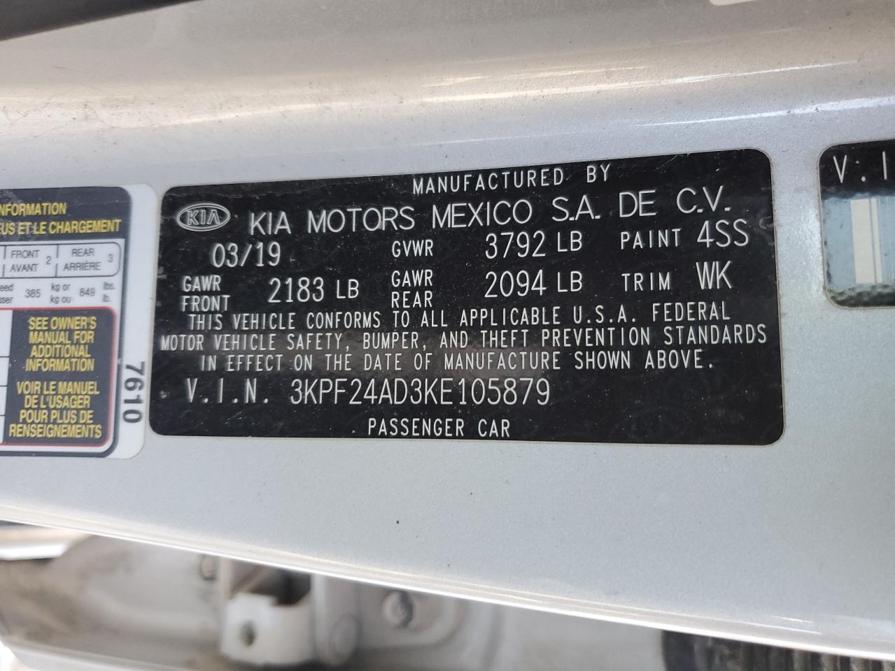 2019 Kia Forte - Image 13