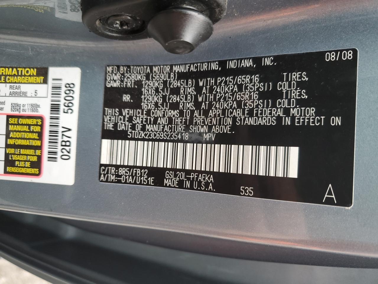 2009 Toyota Sienna - Image 14