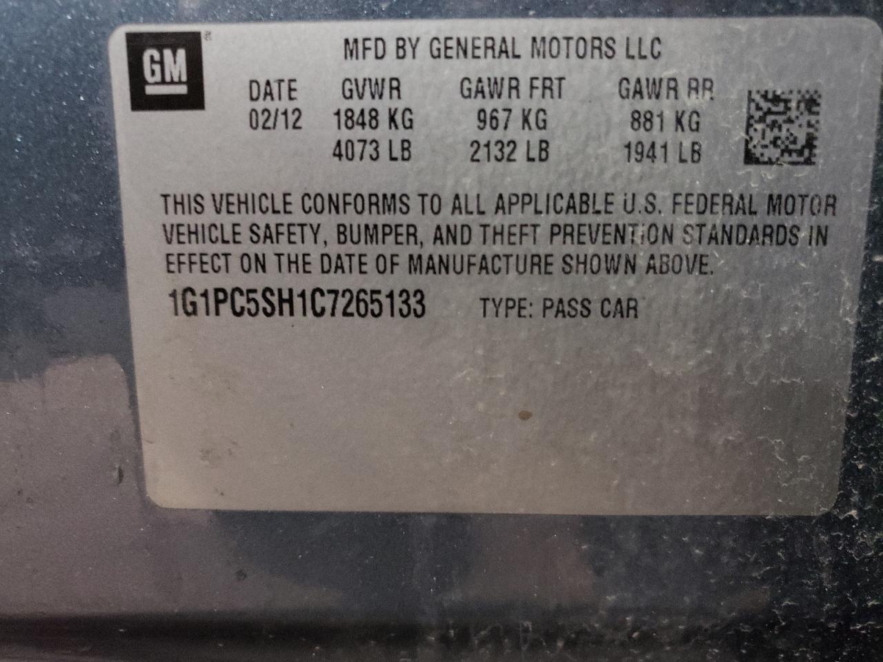 2012 Chevrolet Cruze - Image 12