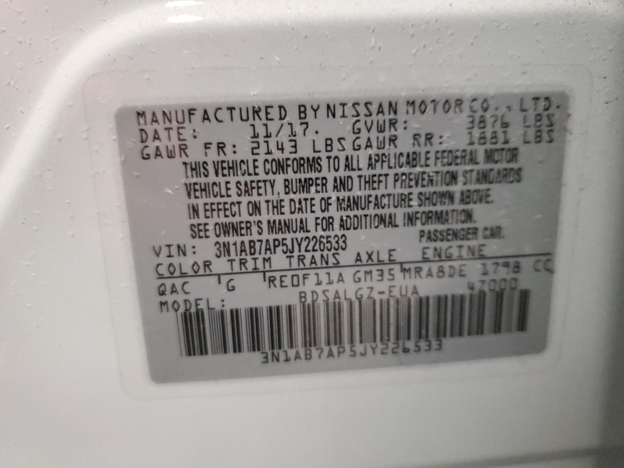 2018 Nissan Sentra - Image 12