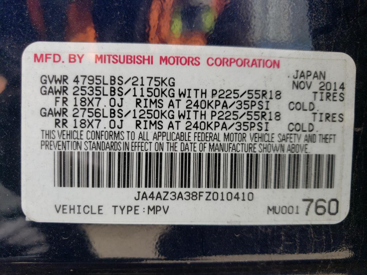 2015 Mitsubishi Outlander - Image 13