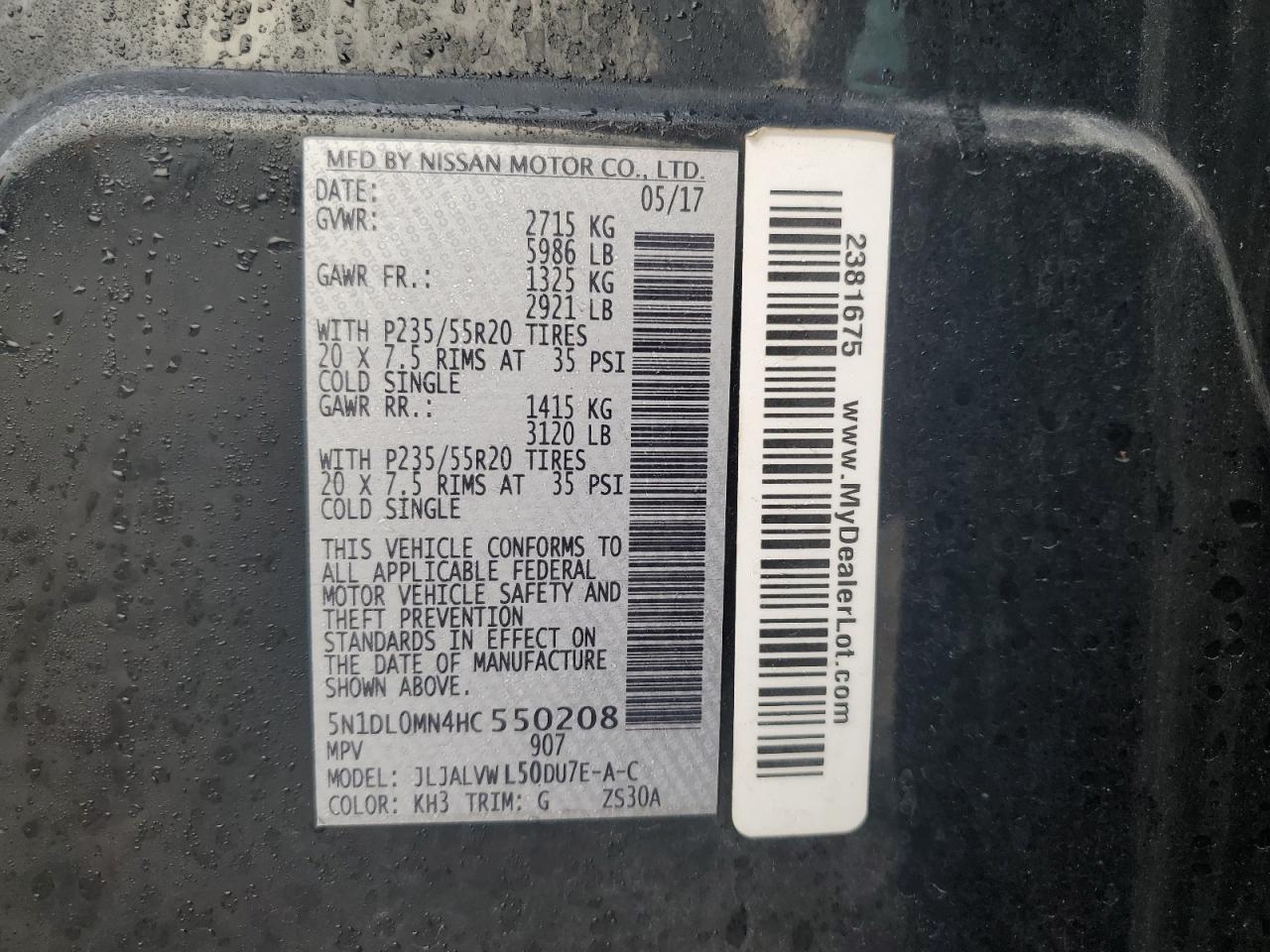 2017 Infiniti QX60 - Image 14