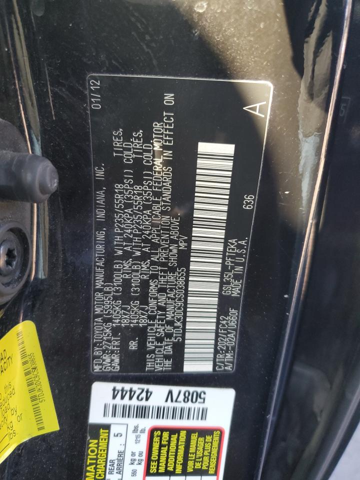 2012 Toyota Sienna - Image 13