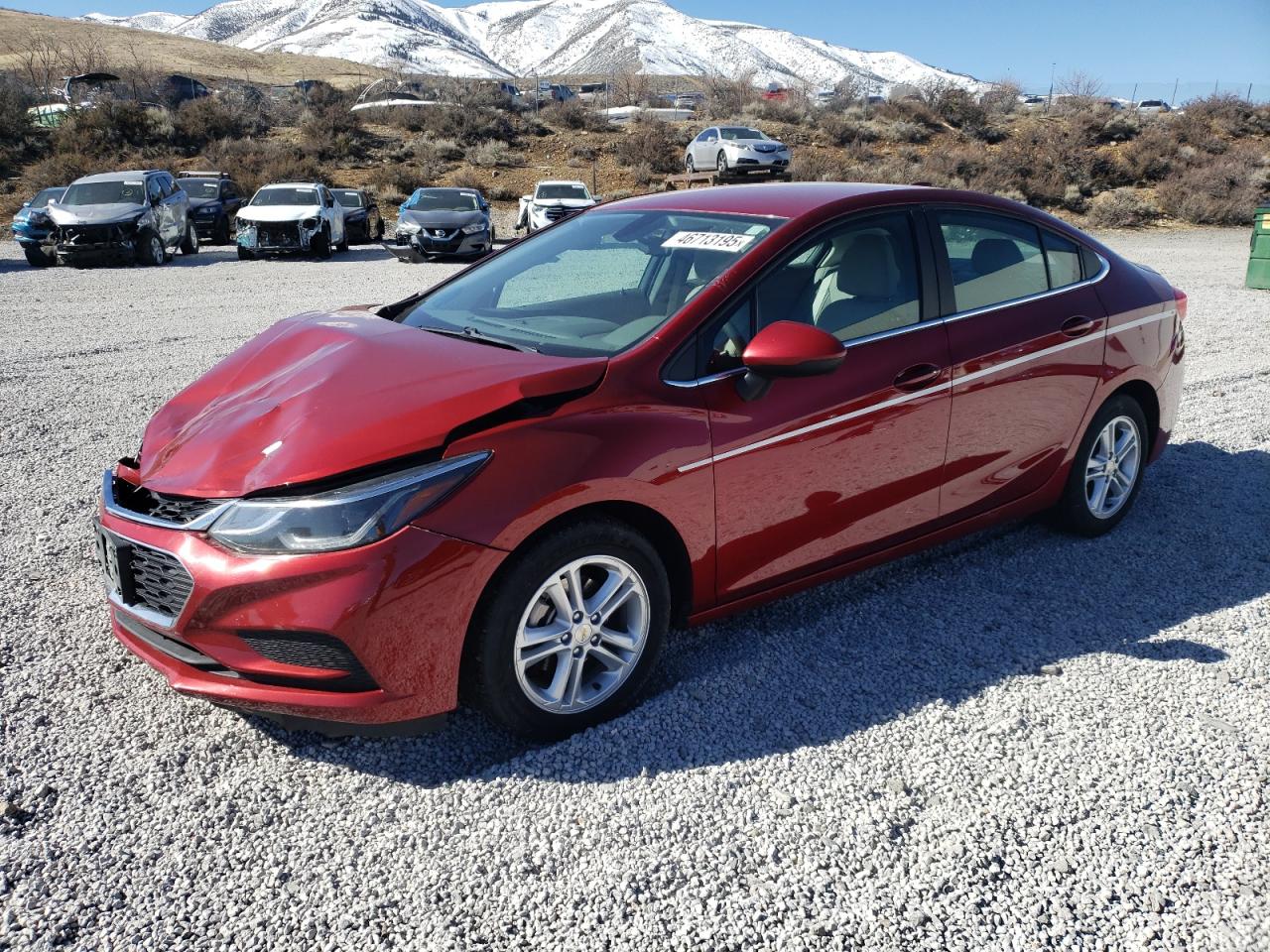 2017 Chevrolet Cruze Lt იყიდება Reno-ში, NV - Front End